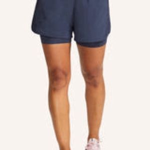 Peloton run short blue